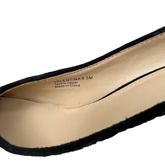 Botkier New York Valentina Pump Glitter Blush Block Heel Cushioned Women Sz 8.5M - Picture 7 of 9